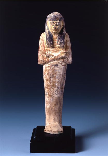 Figurka Shabti (malowany kamień) autorstwa Egyptian