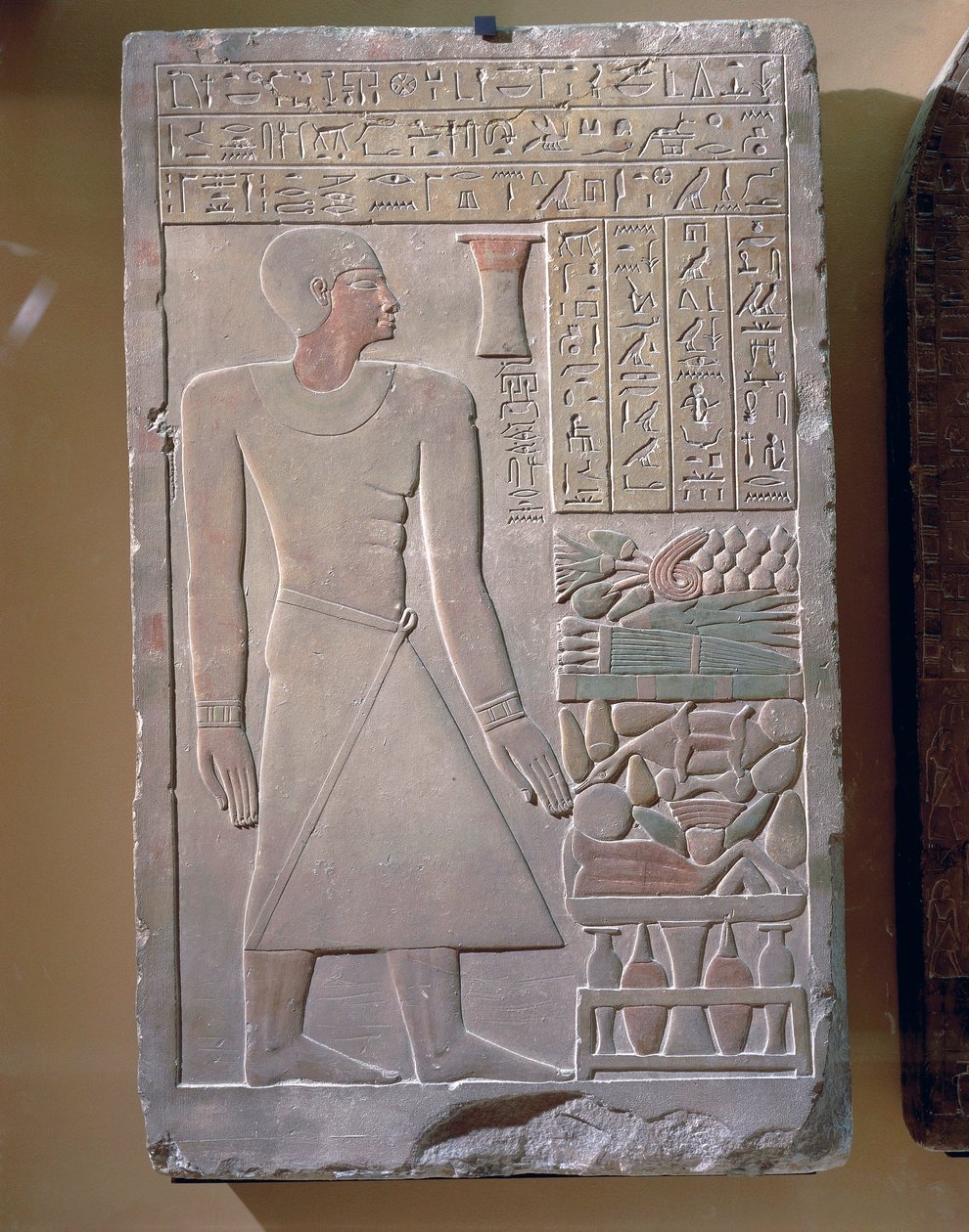 Stela Senusreta, głównego intendenta skarbnika autorstwa Egyptian 12th Dynasty