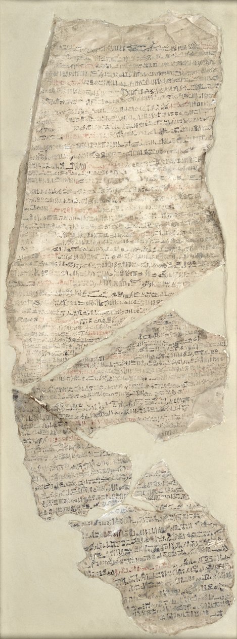 Sinuhe Ostracon, Nowe Królestwo (wapień) autorstwa Egyptian 18th Dynasty
