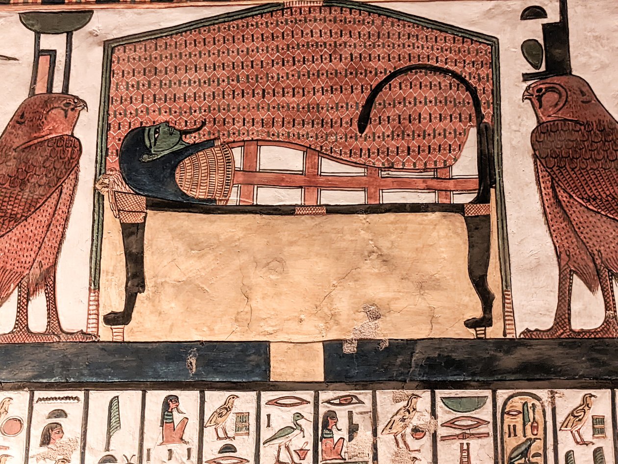 Grobowiec Horusa Nefertari (malarstwo ścienne) autorstwa Egyptian 19th Dynasty