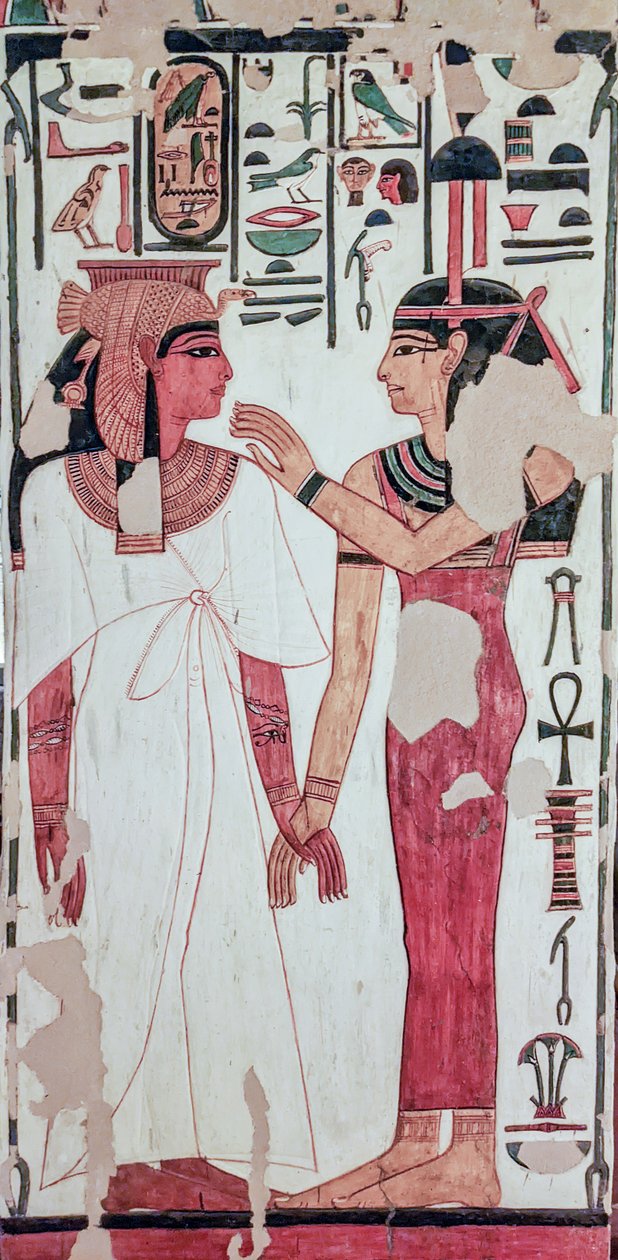Grobowiec Nefertari. (malowanie ścian) autorstwa Egyptian 19th Dynasty