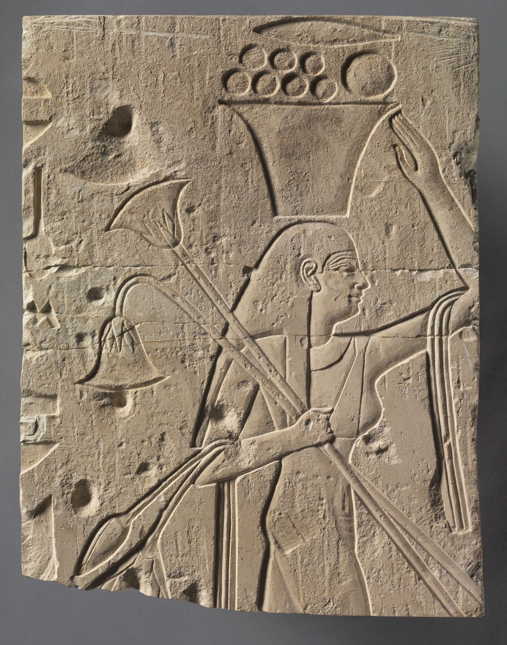 Kobieta na okaziciela ofiary, c.667-647 pne autorstwa Egyptian 26th Dynasty
