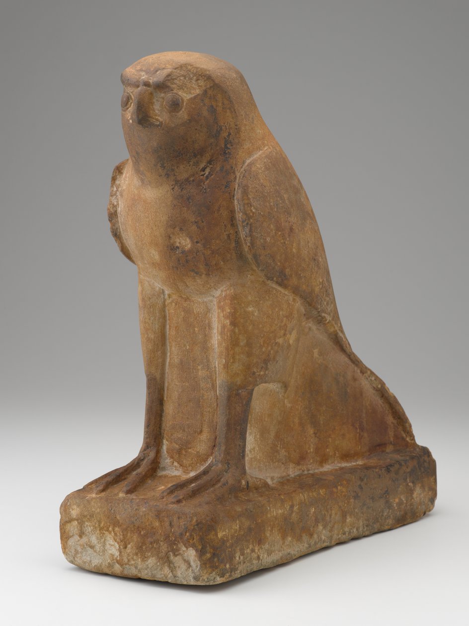 Horus Sokół, 664-525 pne (piaskowiec) autorstwa Egyptian 26th Dynasty