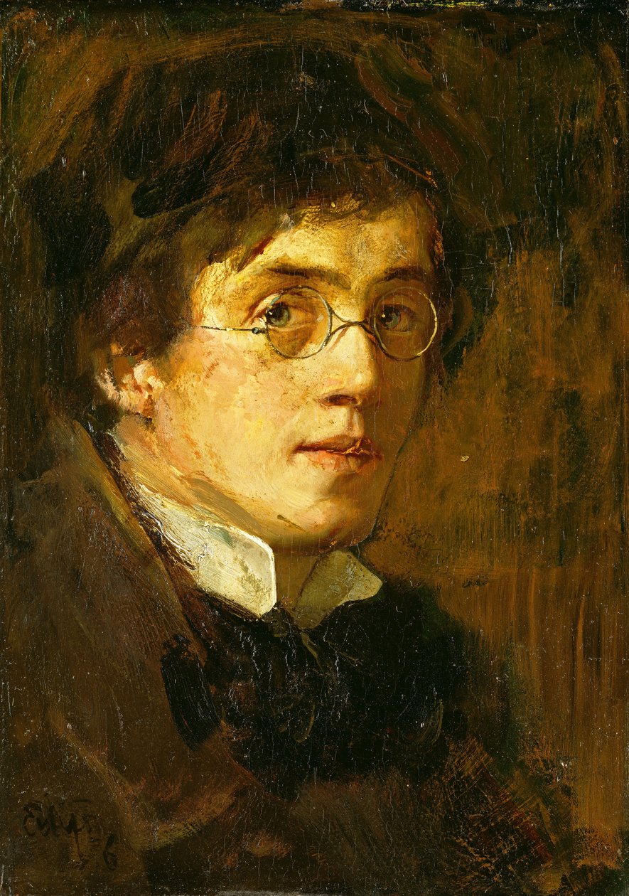 Autoportret autorstwa Hjalmer Eilif Emanuel Peterssen