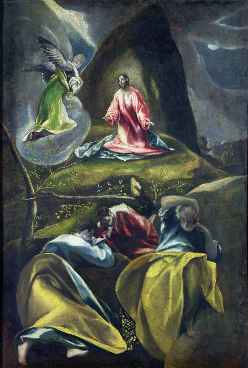 Chrystus w Ogrodzie Oliwnym autorstwa El Greco