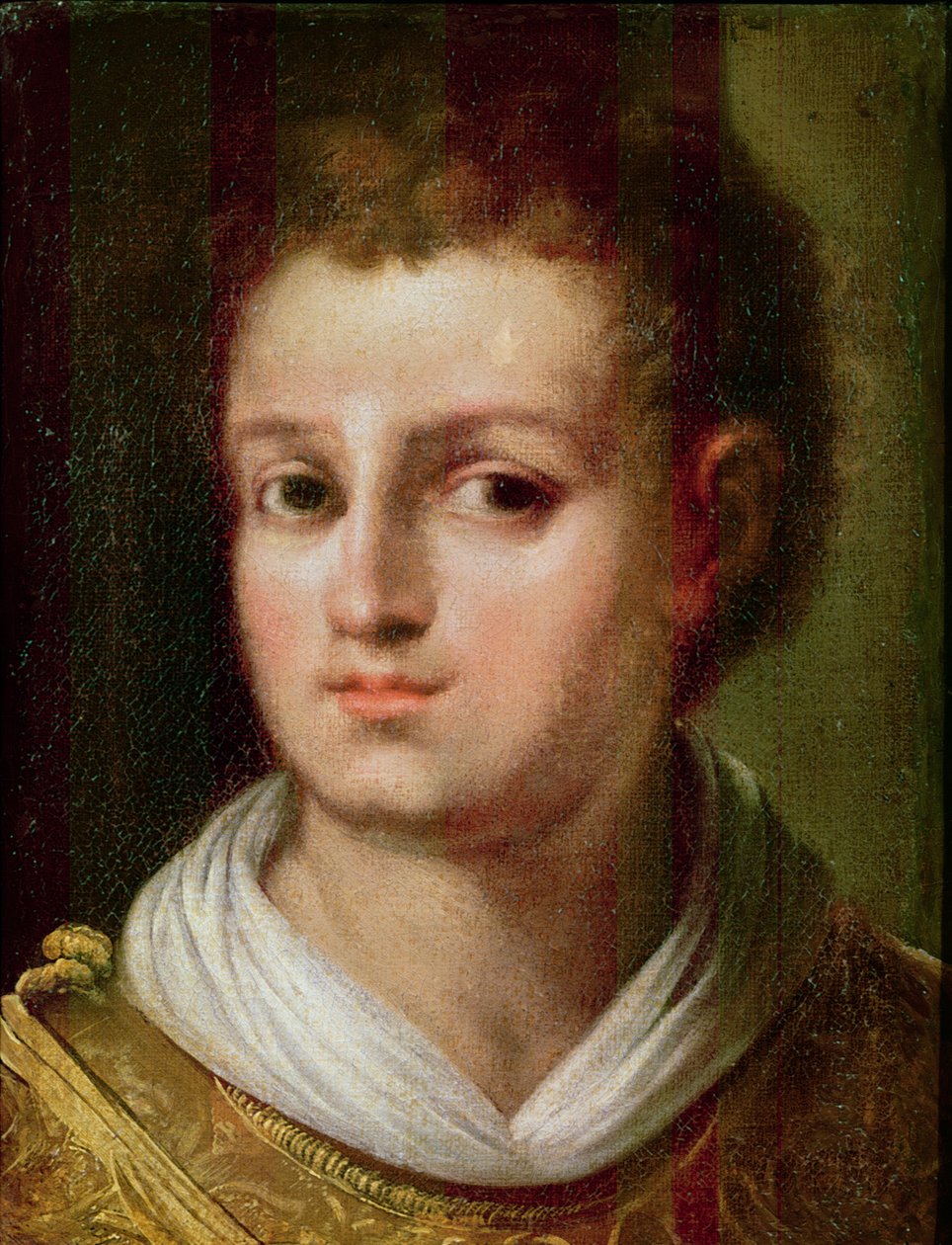 Autoportret jako św autorstwa El Greco