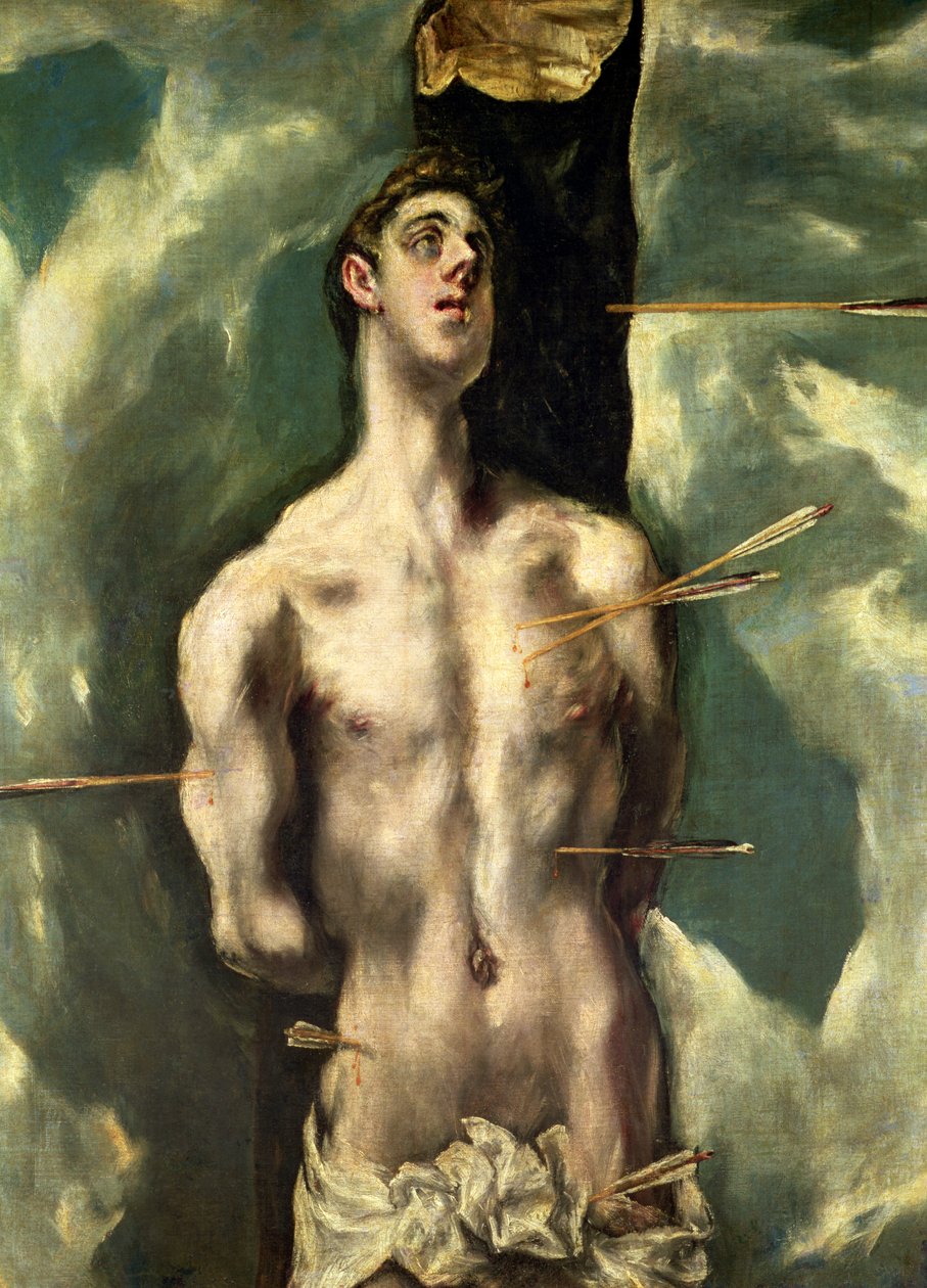 Św. Sebastian, ok. 1600-25 autorstwa El Greco