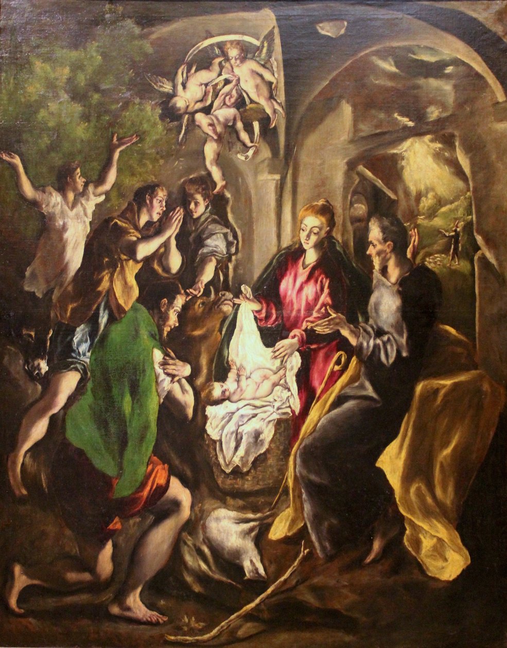 Adoracja pasterzy autorstwa El Greco