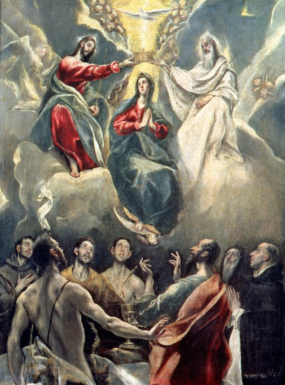 Koronacja Dziewicy autorstwa El Greco
