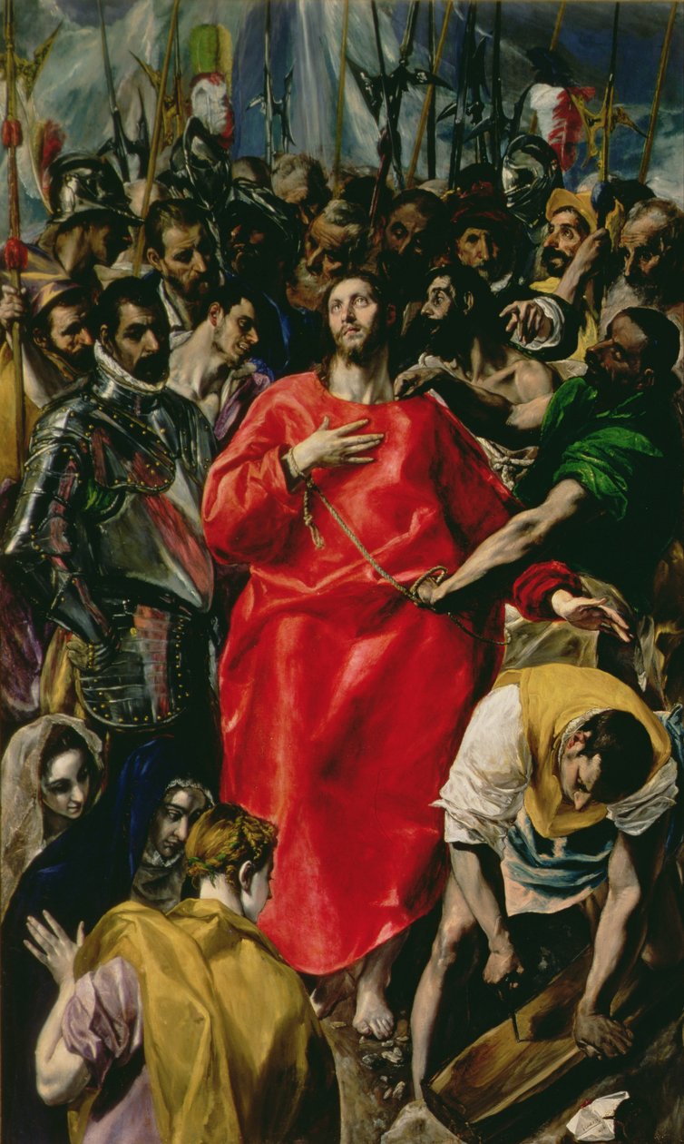 Rozbieranie się Chrystusa, 1577-79 autorstwa El Greco