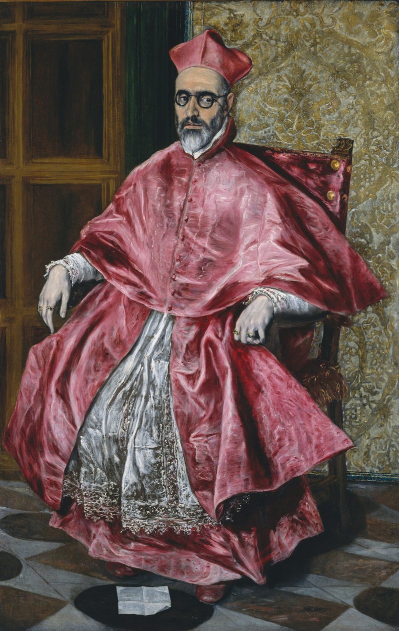 Kardynał, ok. 1601 (olej na płótnie) autorstwa El Greco