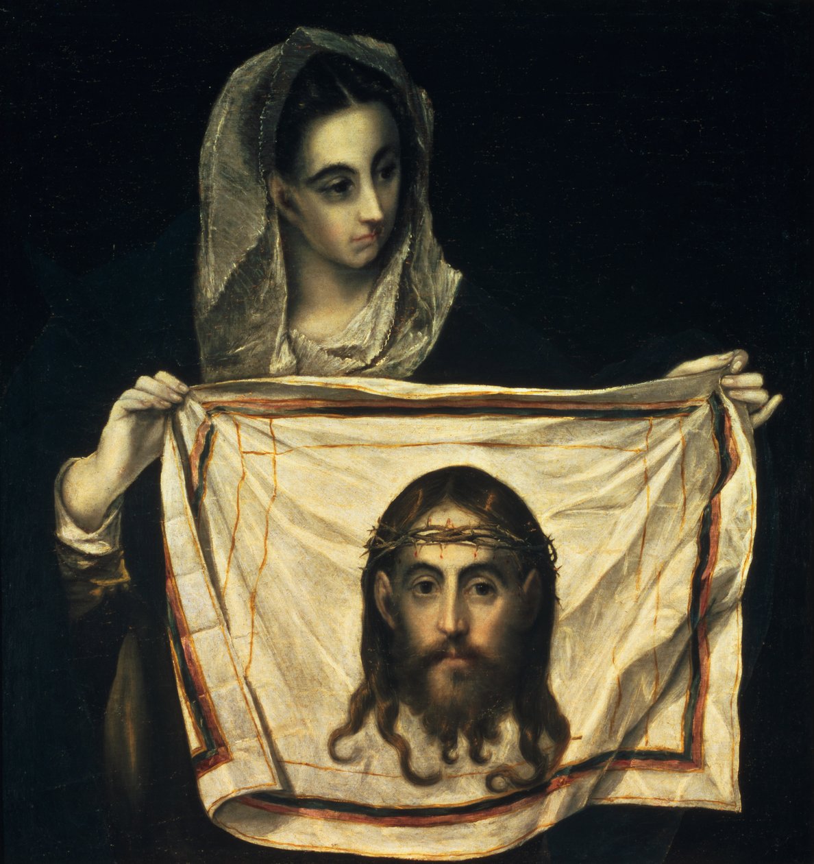 Św. Weronika z Całunem autorstwa El Greco