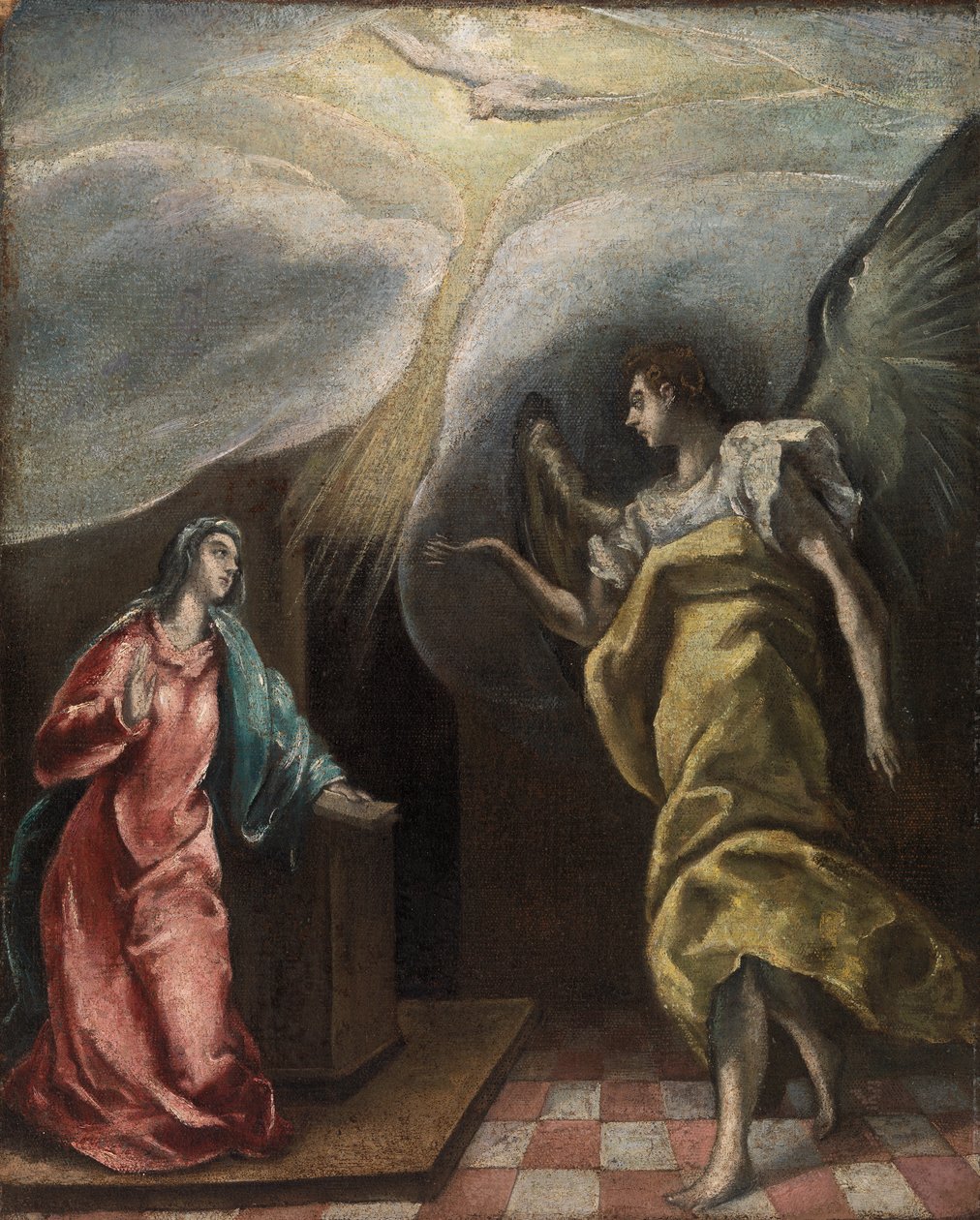 zwiastowanie autorstwa El Greco (Domenikos Theotokopoulos)