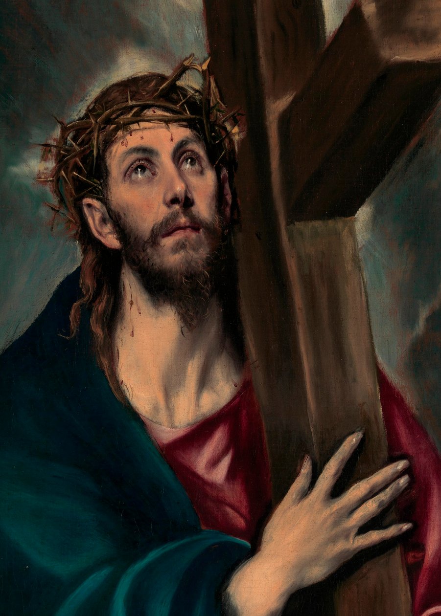 Chrystus niosący krzyż











 szczegół autorstwa El Greco