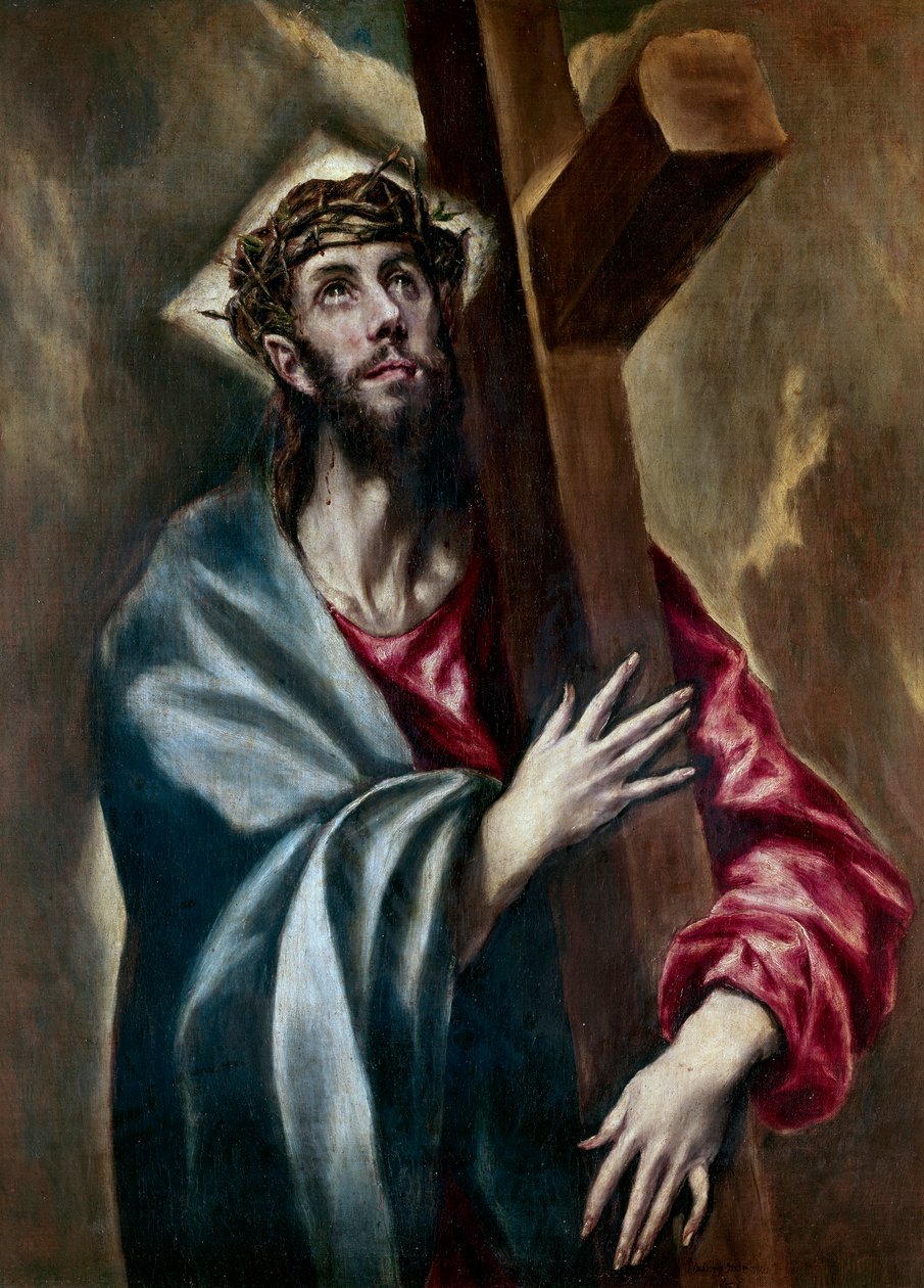 Chrystus niosący krzyż, ok. 1602 autorstwa El Greco
