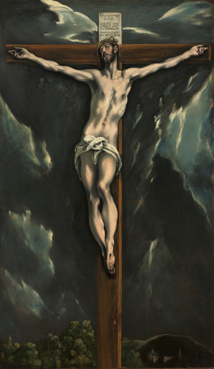 Chrystus na krzyżu, ok. godz. 1600-1610. autorstwa El Greco