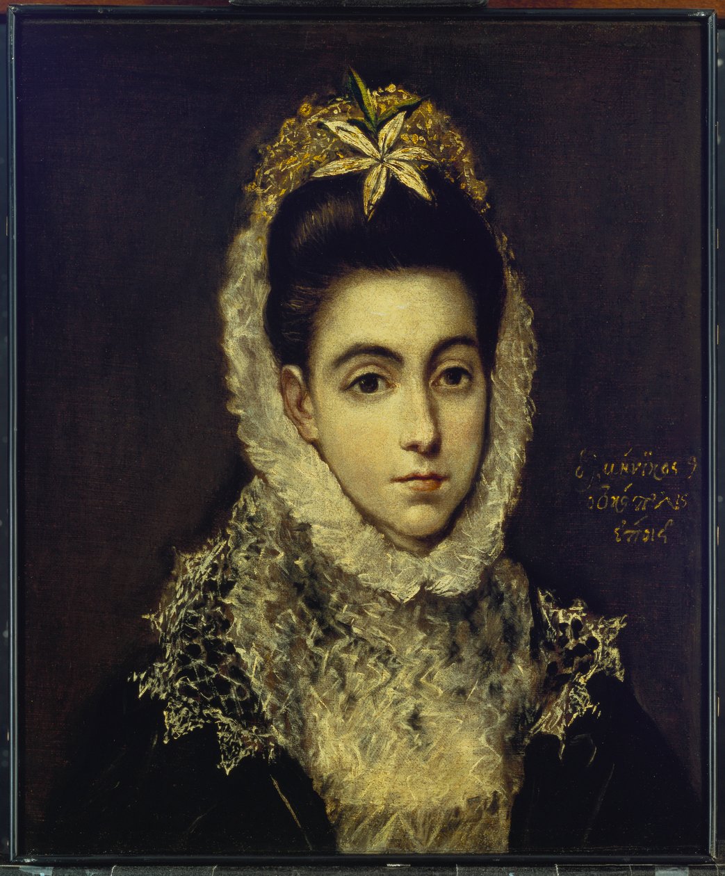 Portret młodej damy autorstwa El Greco