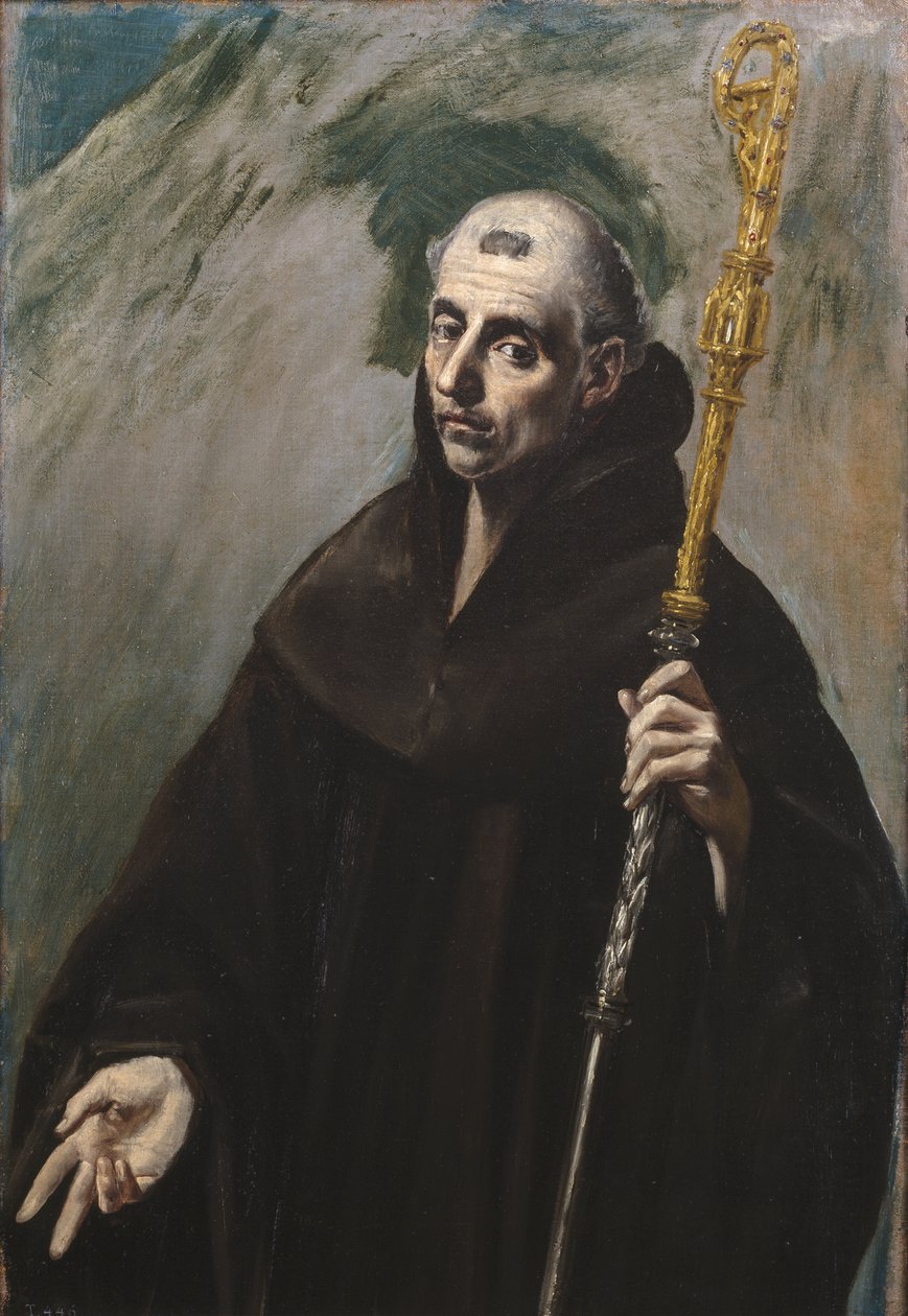 Św. Benedykt z Nursji, 1577-1579 autorstwa El Greco