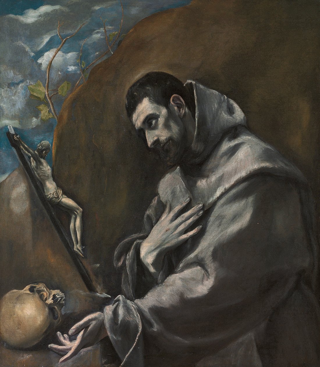 Św. Franciszek z Asyżu w medytacji autorstwa El Greco