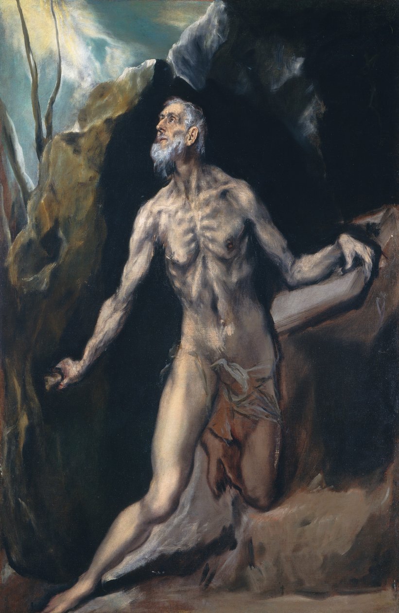 Św. Hieronim, c. 16101614. autorstwa El Greco