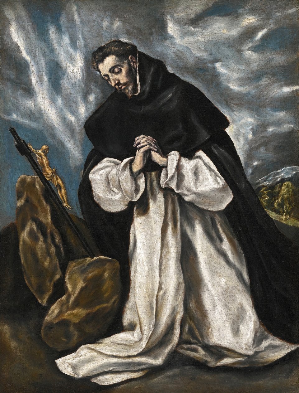 Święty Dominik w modlitwie autorstwa El Greco