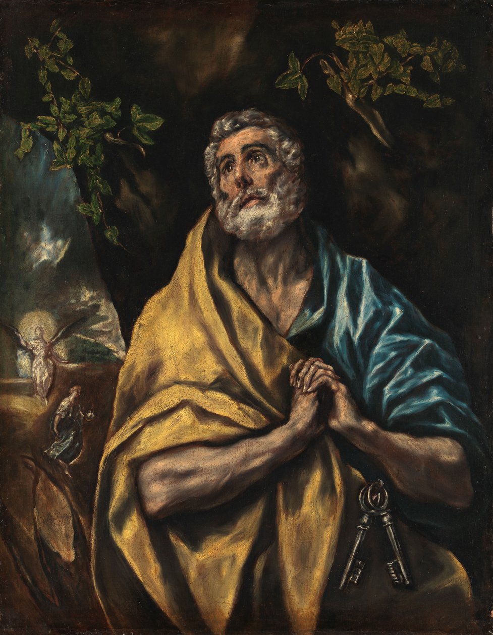 Piotr skruszony autorstwa El Greco