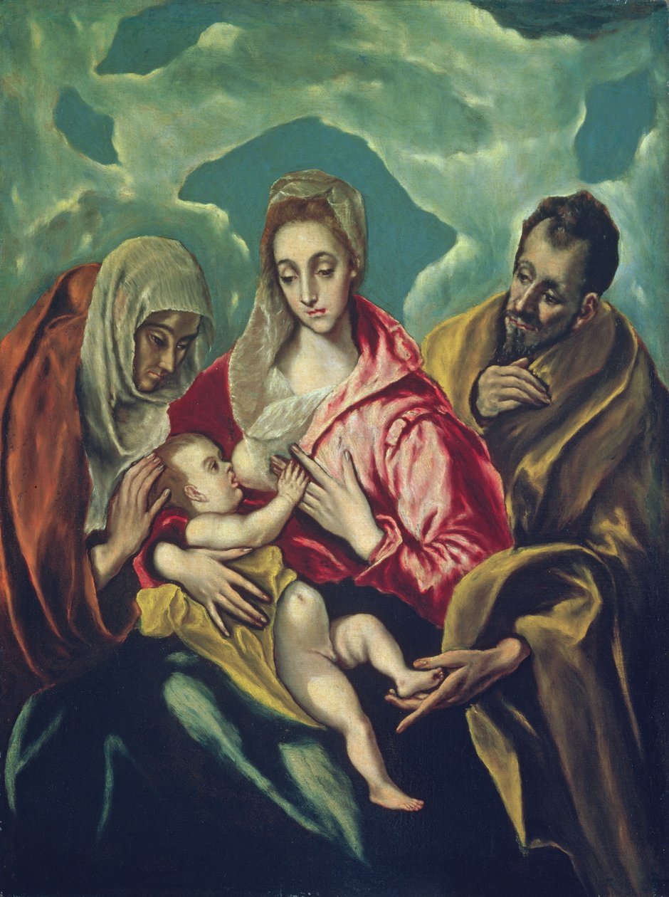 Święta Rodzina ze św. Elżbietą autorstwa El Greco