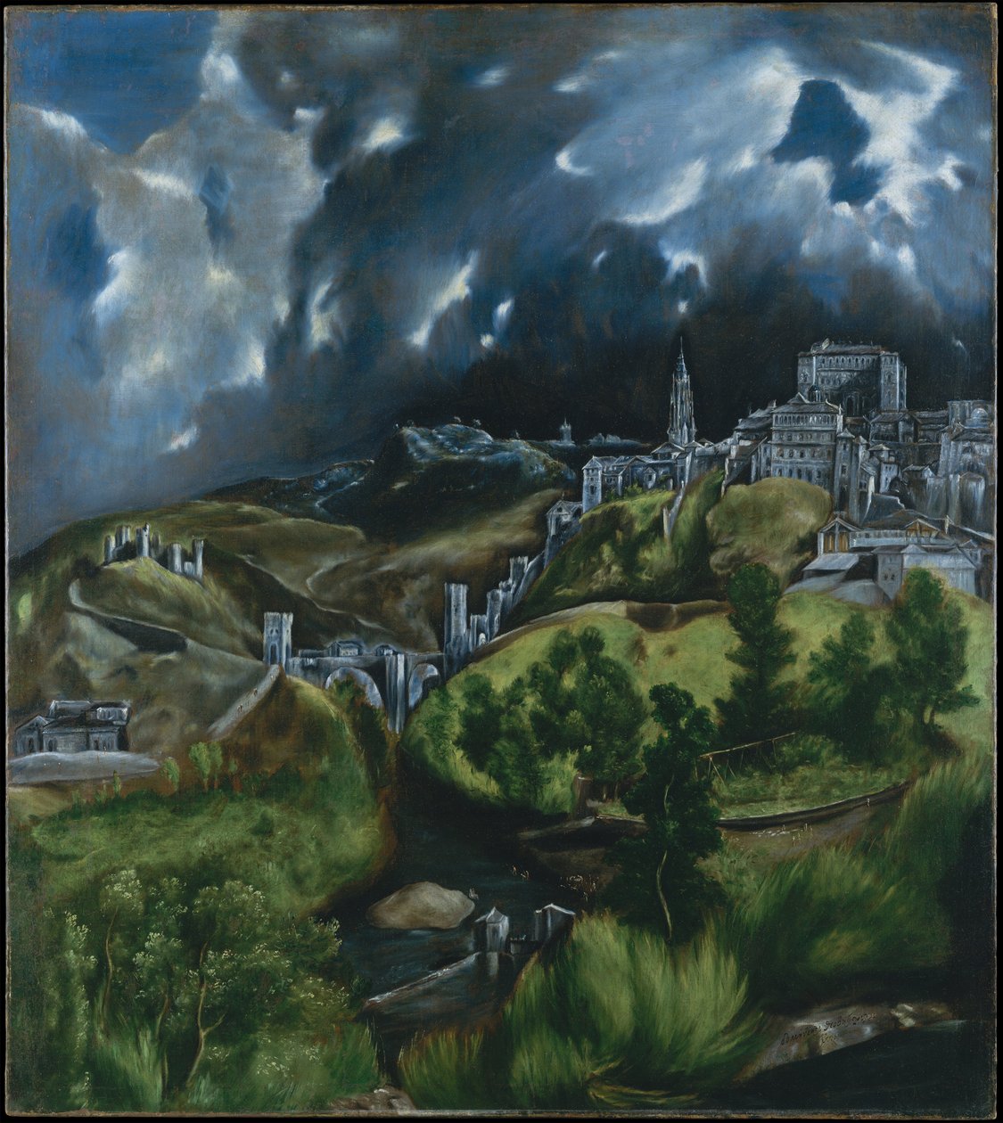 Widok na Toledo autorstwa El Greco