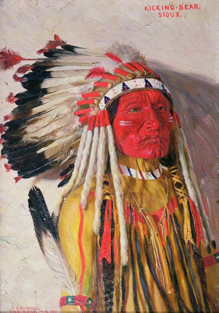 Kicking Bear autorstwa Elbridge Ayer Burbank