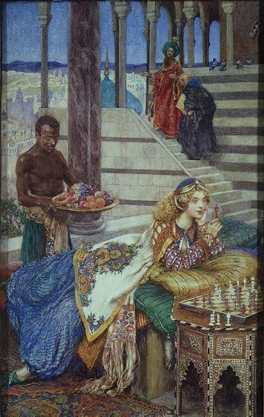 Piękna Enid autorstwa Eleanor Fortescue Brickdale