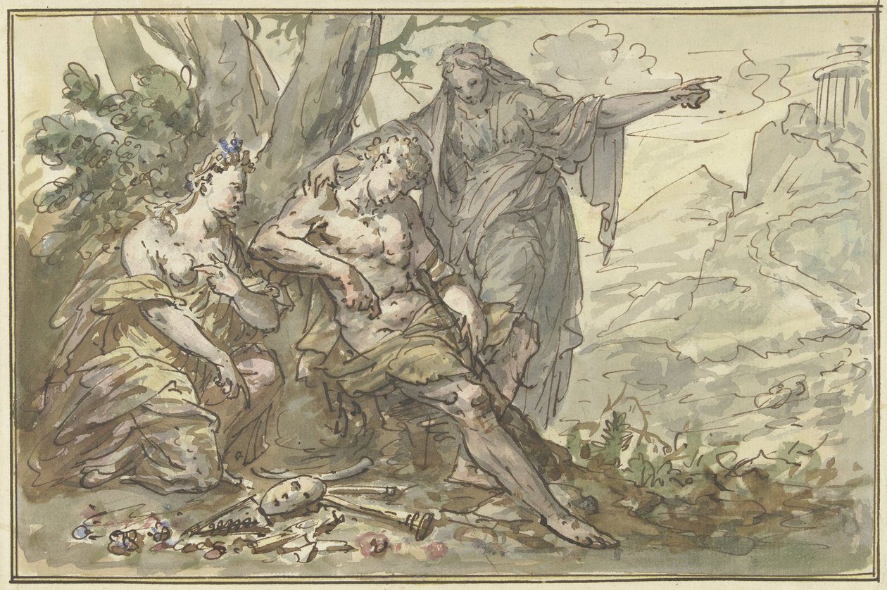Herkules na rozdrożu autorstwa Elias van Nijmegen