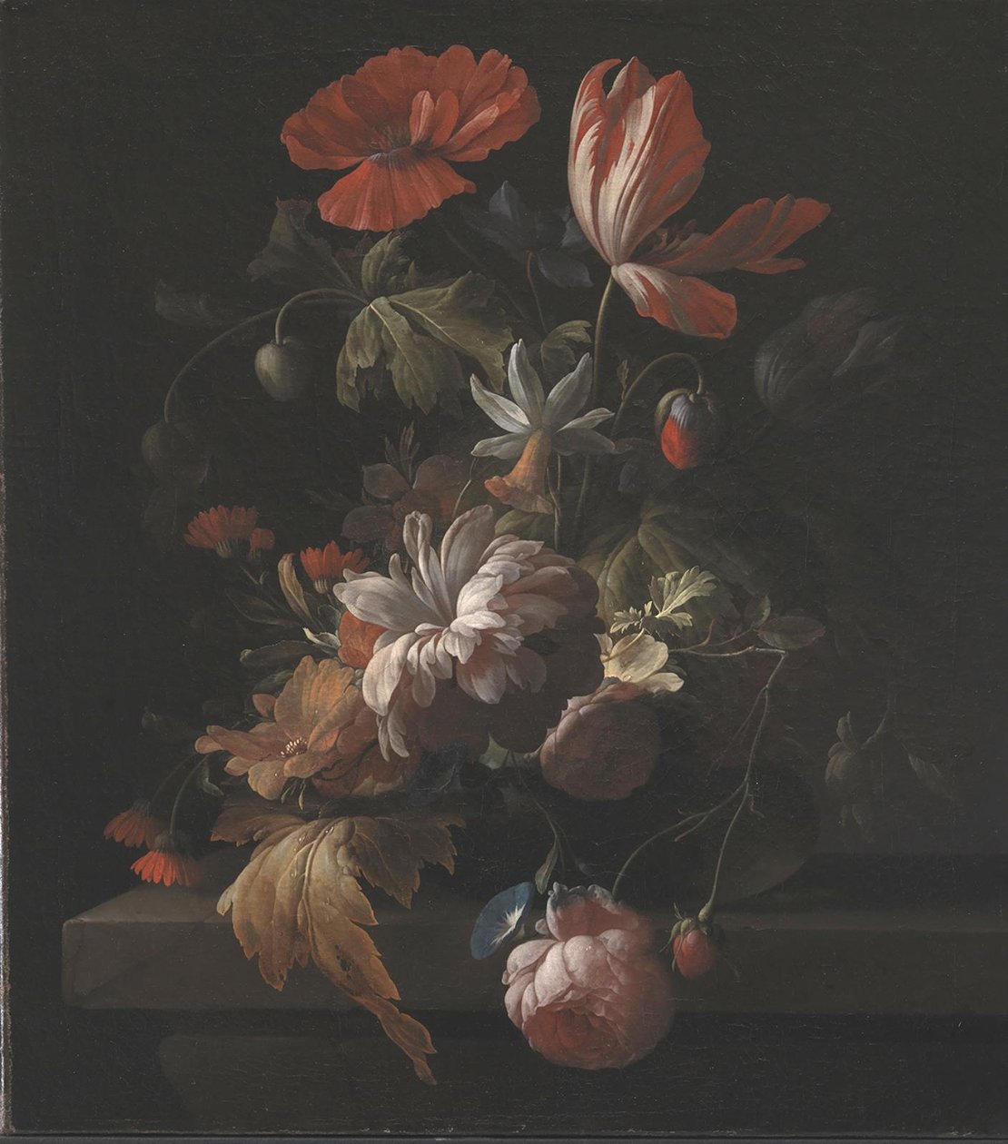 Kwiaty w misce autorstwa Elias van den Broeck