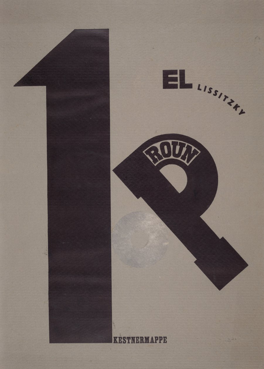 Pokrywa autorstwa Eliezer Markowich Lissitzky