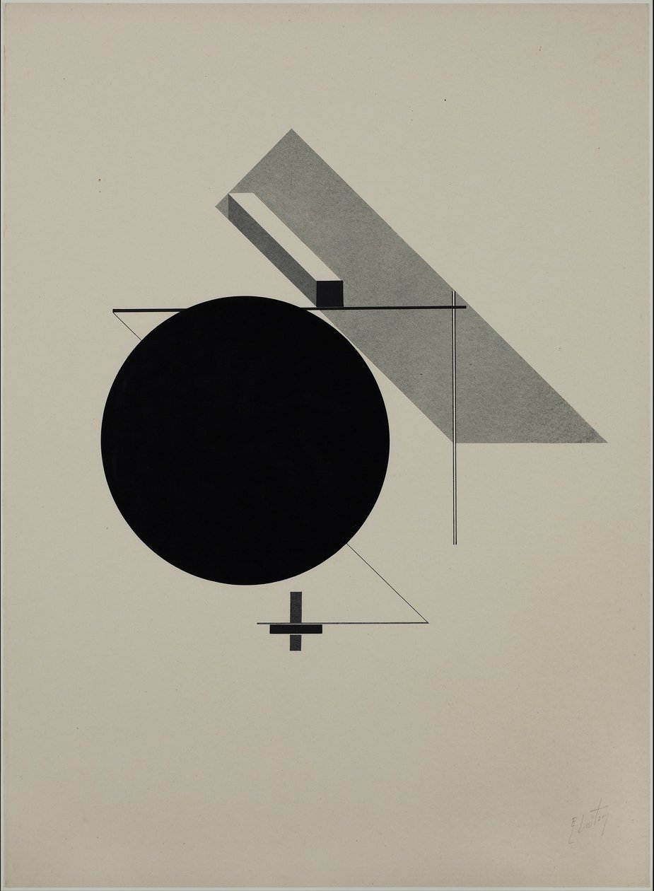 Proun autorstwa Eliezer Markowich Lissitzky