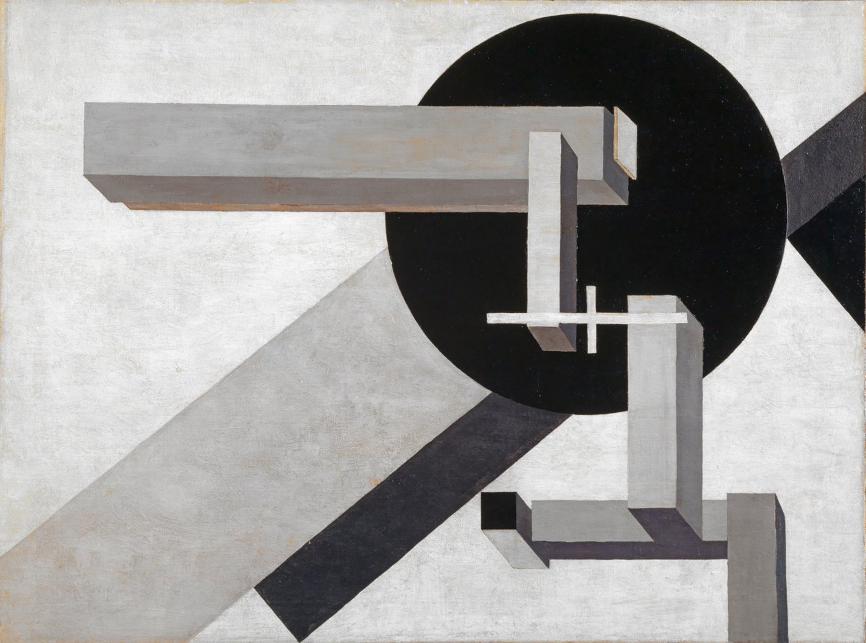 Proun 1 D, 1919 autorstwa Eliezer Markowich Lissitzky