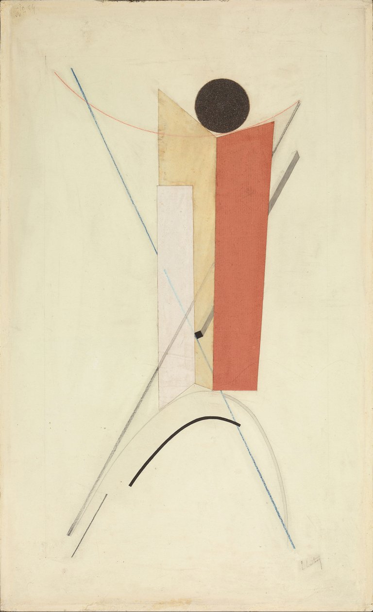Wariant Proun 43, ok. 1922. autorstwa Eliezer Markowich Lissitzky