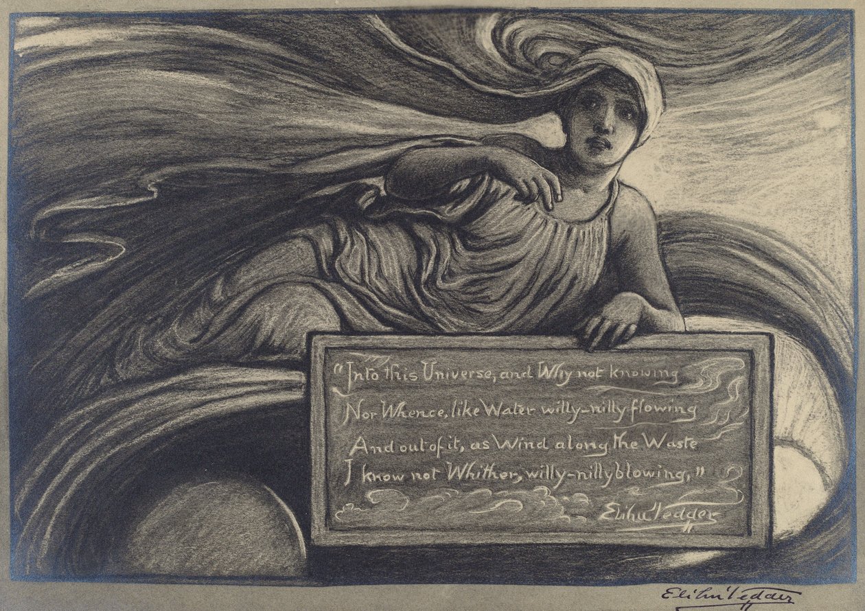 We Wszechświat, koniec XIX-początek XX wieku. autorstwa Elihu Vedder