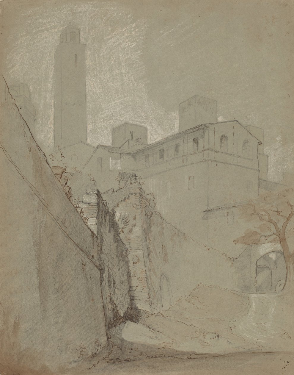 Orvieto, ok. 1890. autorstwa Elihu Vedder