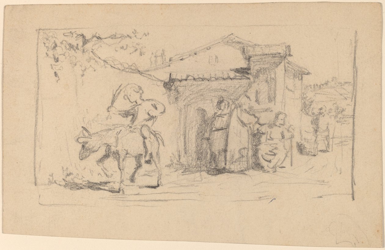 Syn i Osioł, ok. 1930 r. 1859. autorstwa Elihu Vedder