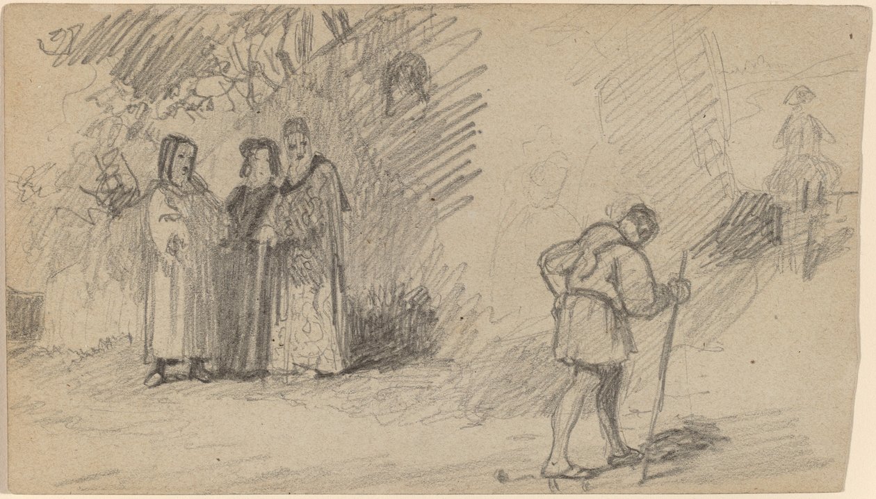 Syn i Osioł autorstwa Elihu Vedder
