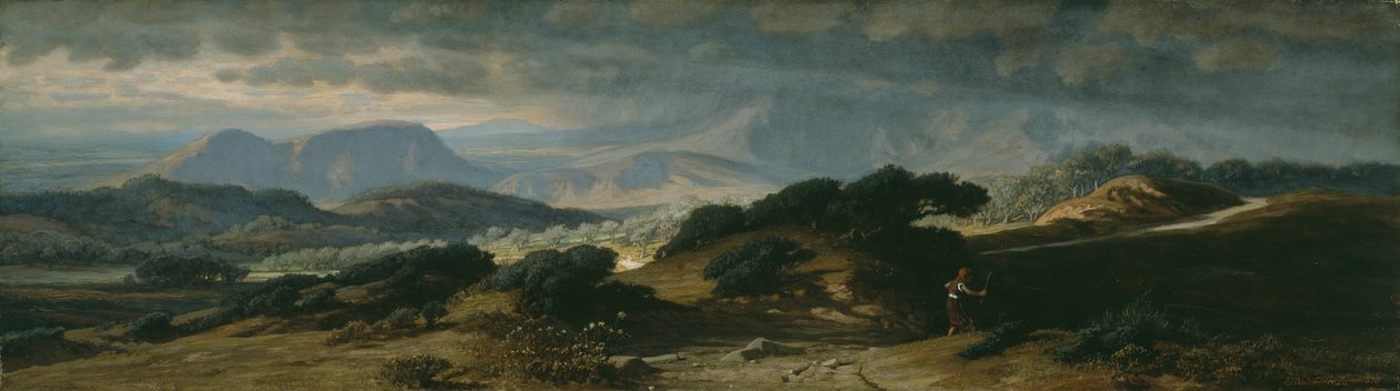 Burza w Umbrii, 1875. autorstwa Elihu Vedder