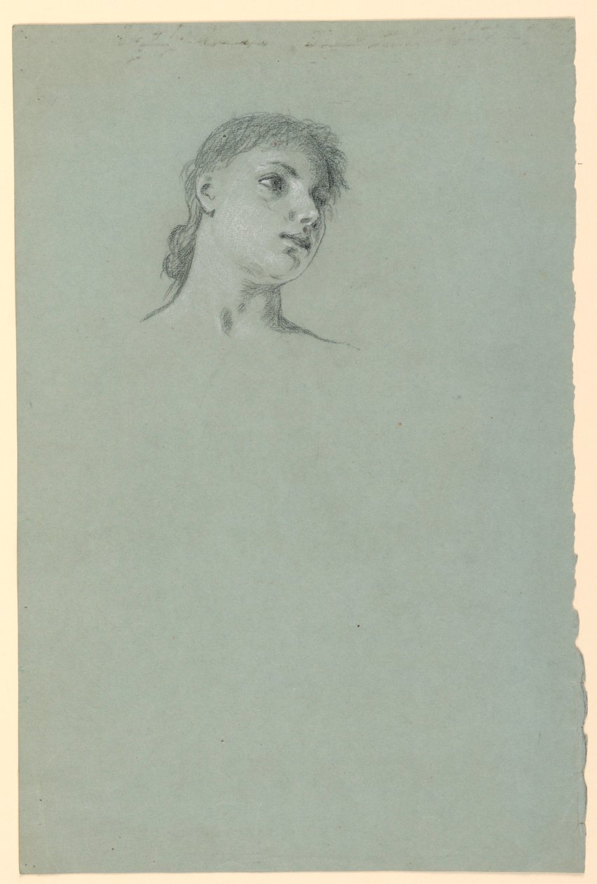 Studium dziewczyny autorstwa Elihu Vedder