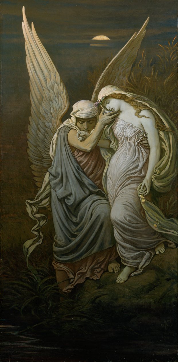 Kielich Śmierci, 1885 i 1911. autorstwa Elihu Vedder