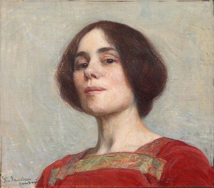 Autoportret, 1903 autorstwa Elin Danielson Gambogi