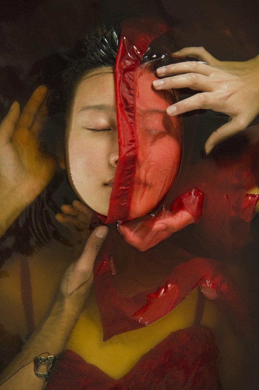 Scarlett Girl, 2014 (sitodruk) autorstwa Elinleticia Högabo