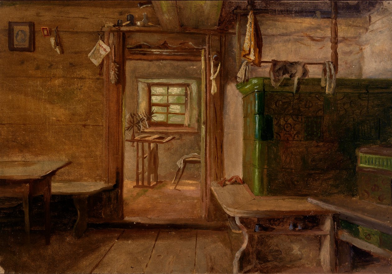 Wnętrze domu, b.d. autorstwa Eliphalet Frazer Andrews