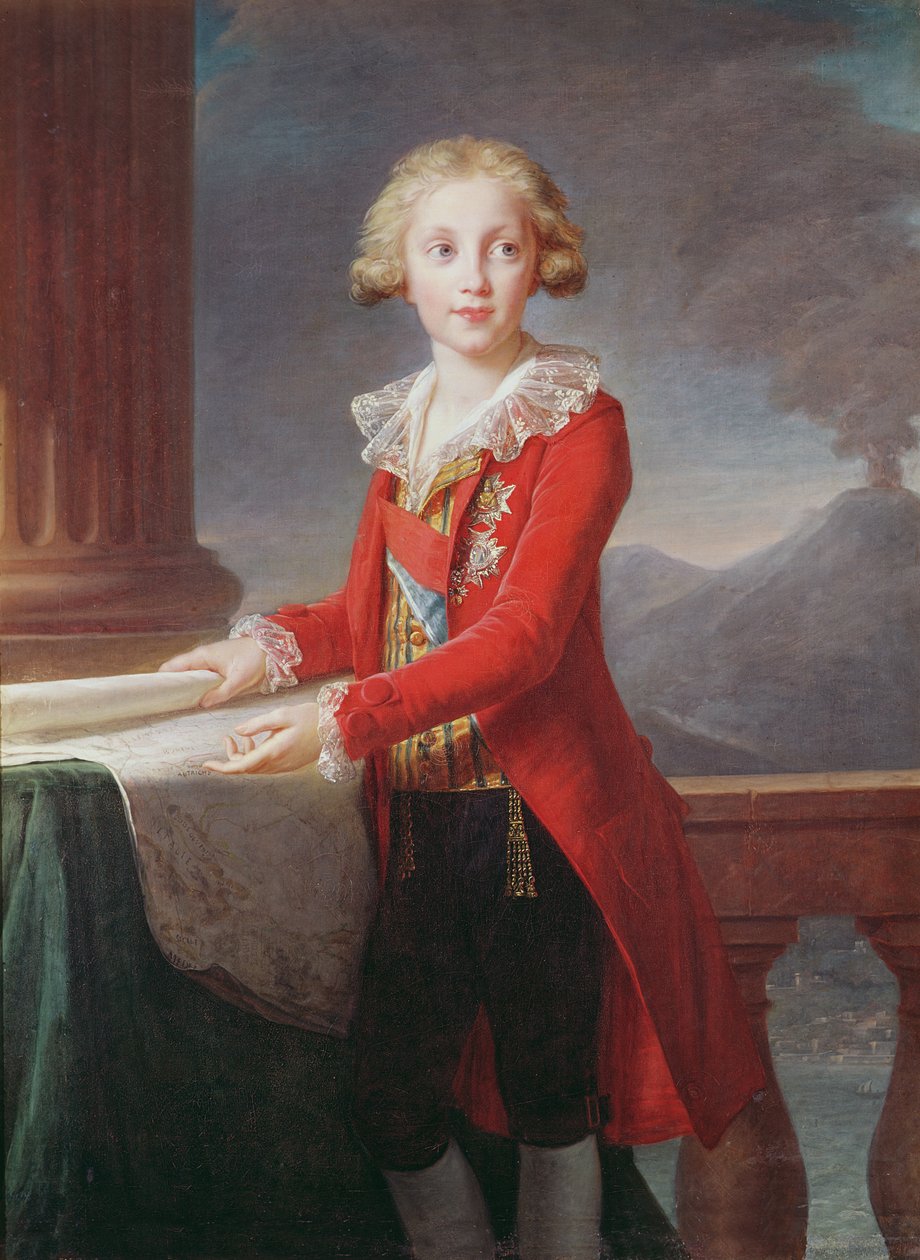Portret Franciszka I z Obojga Sycylii autorstwa Elisabeth Louise Vigee Lebrun