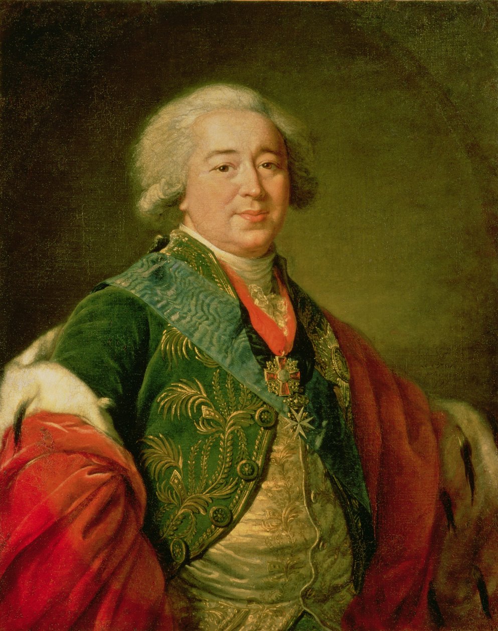 Portret księcia Aleksandra Borysowicza Kurakina (1752-1818), 1797 autorstwa Elisabeth Louise Vigee Lebrun