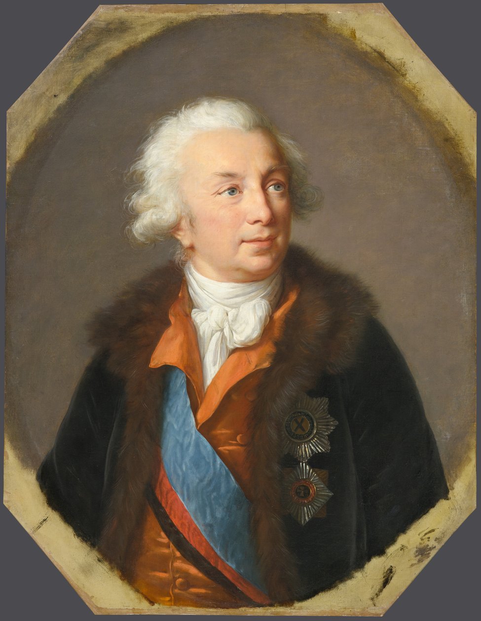 Iwan Iwanowicz Szuwałow (1727? 1797), s. 1795-1797 autorstwa Elisabeth Louise Vigee Lebrun