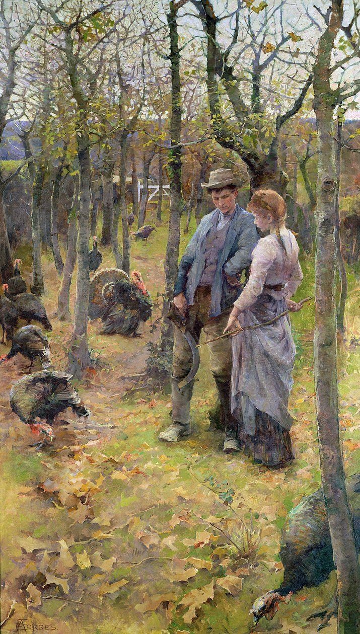 Skraj lasu, ex.1894 autorstwa Elizabeth Adela Stanhope Forbes